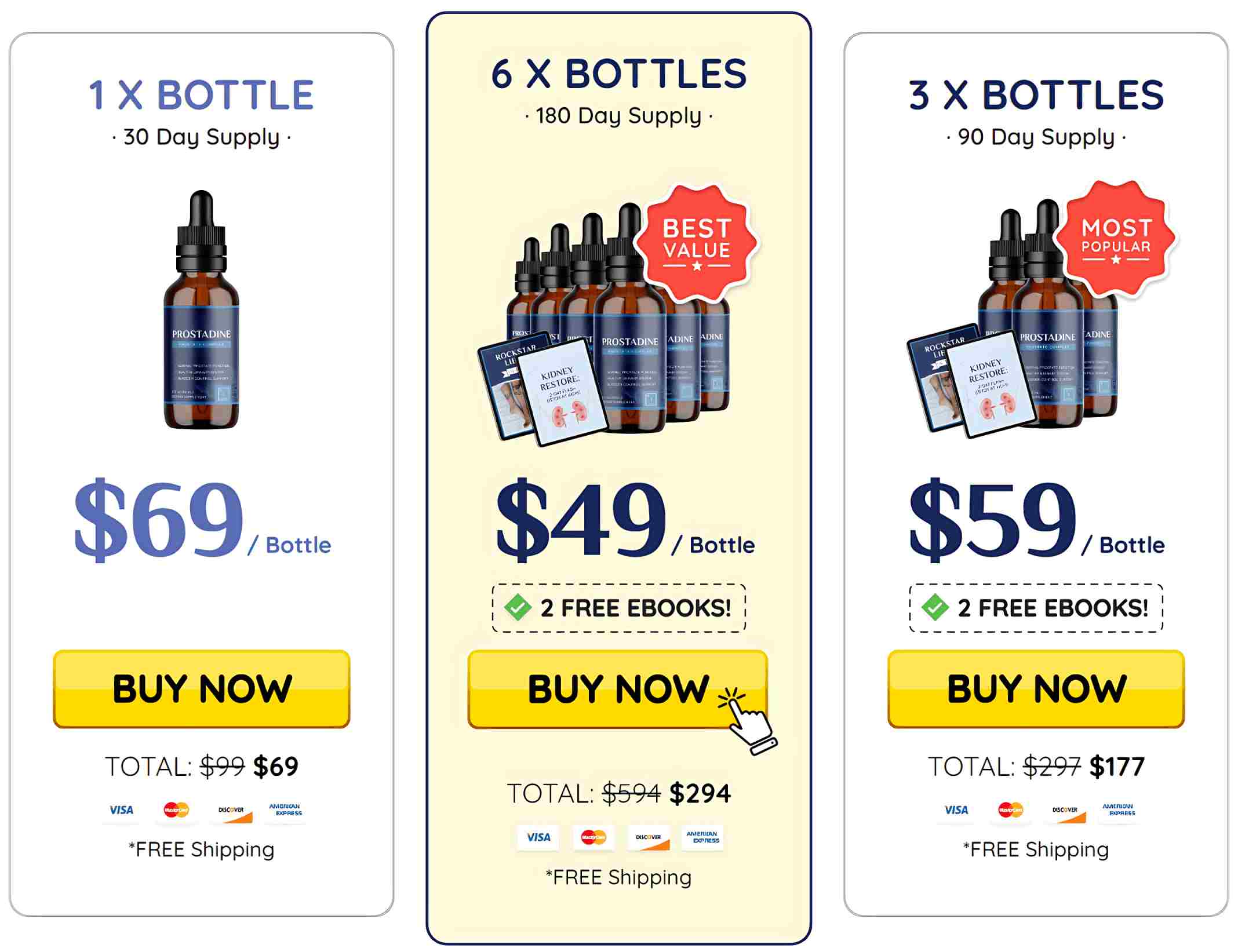 prostadine-pricing